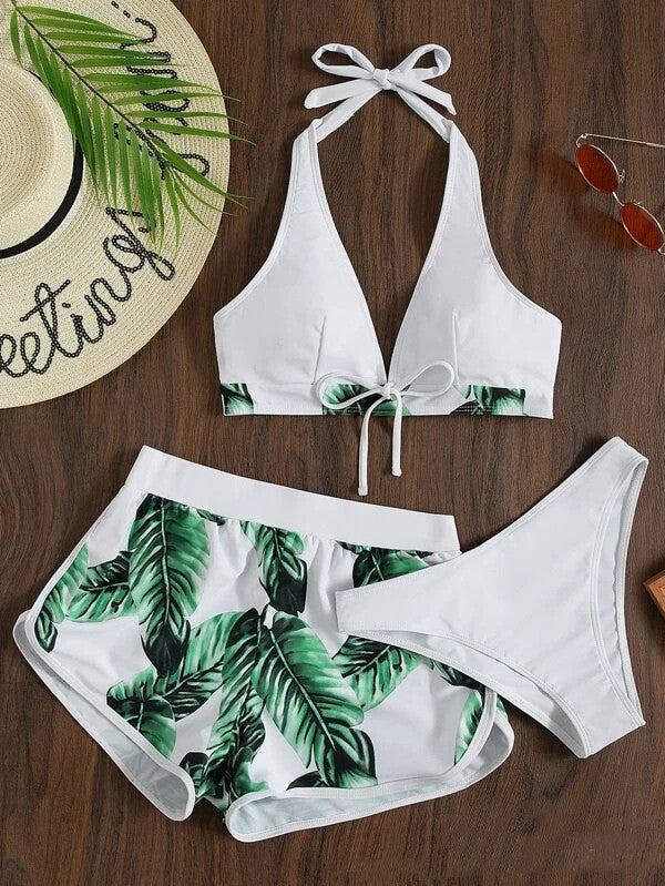 Isalie | Bikini en Short Set voor Zonnige Dagen