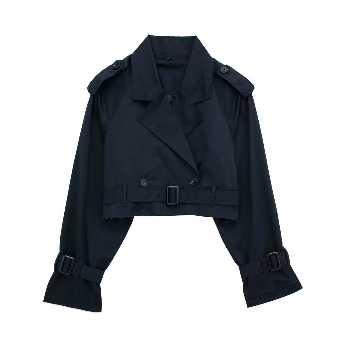 Stijlvolle korte dames trenchcoat | Tijdloze jas voor elk seizoen
