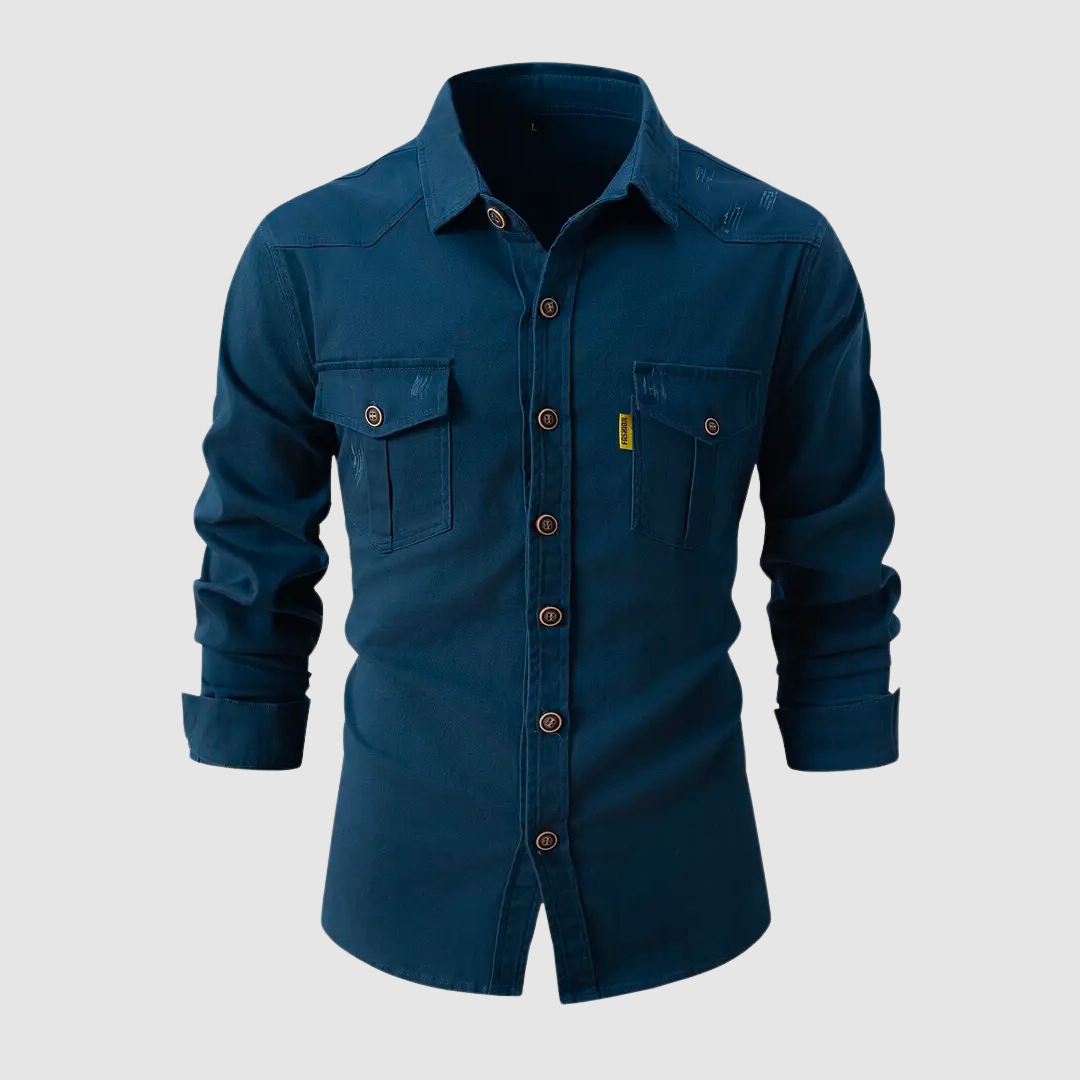 Levi | Denim Shirt | Robuuste Stijl | Comfortabele Pasvorm