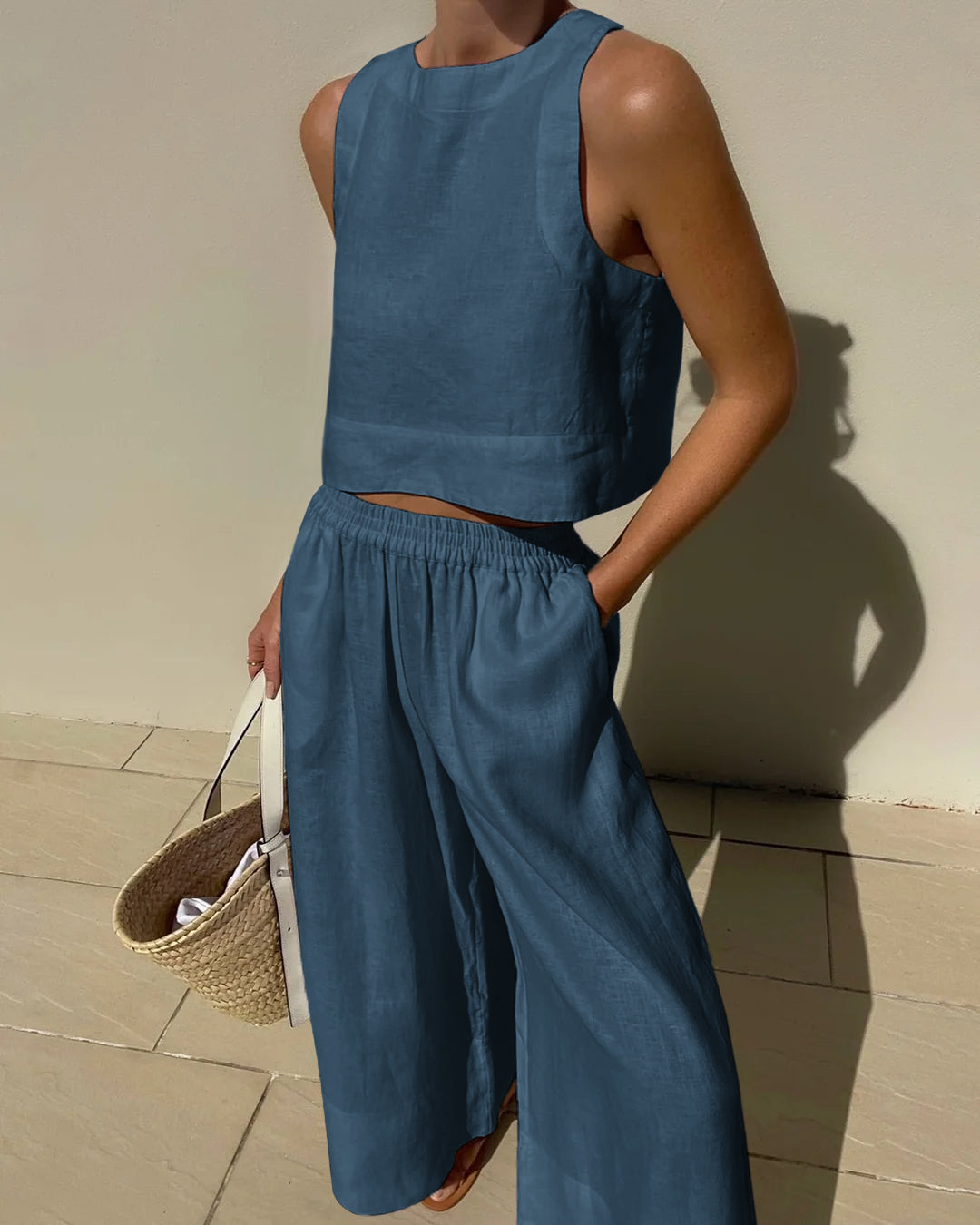 Léna | Mouwloze Zomerset met Top en Shorts