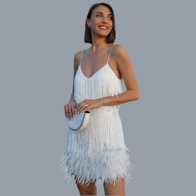 Nivelle | Paillettenjurk met Verenaccent voor Avond & Feest