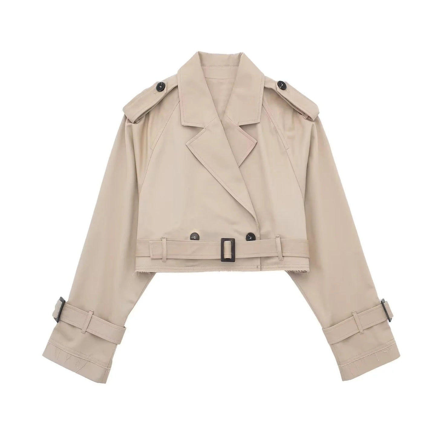Stijlvolle korte dames trenchcoat | Tijdloze jas voor elk seizoen