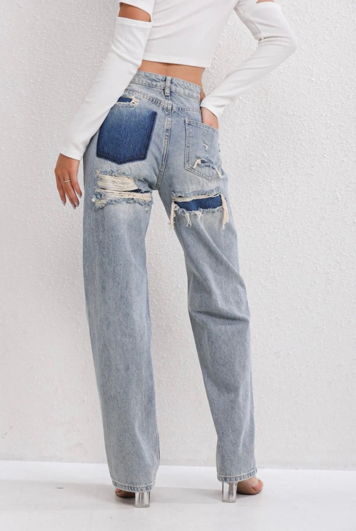 Vintage Ripped Jeans | Casual Comfort | Hoogwaardig Denim