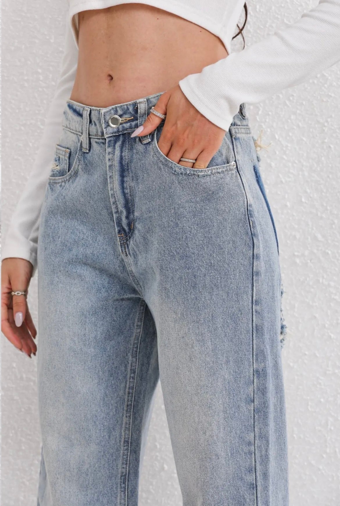 Vintage Ripped Jeans | Casual Comfort | Hoogwaardig Denim