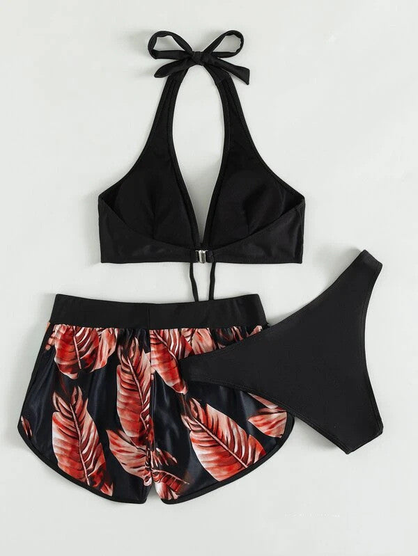 Isalie | Bikini en Short Set voor Zonnige Dagen