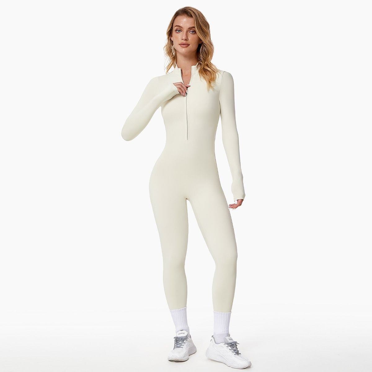 MAËLIS | Warme Winterjumpsuit met Fleecevoering en Stretch