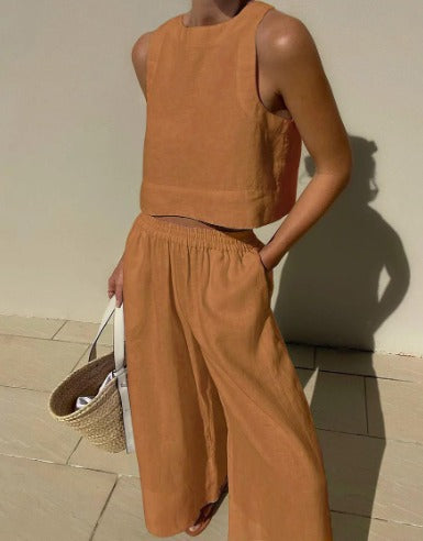 Léna | Mouwloze Zomerset met Top en Shorts