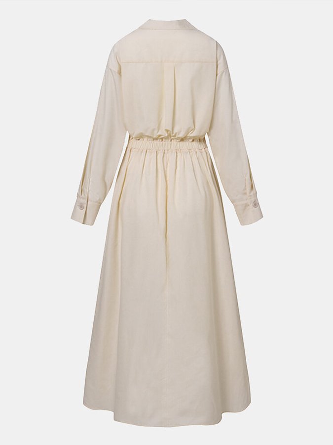 Eline | Zomerjurk in Maxi-Lengte met Vintage Halslijn