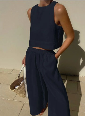 Léna | Mouwloze Zomerset met Top en Shorts