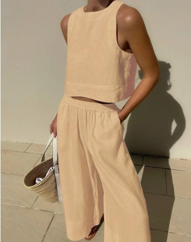 Léna | Mouwloze Zomerset met Top en Shorts