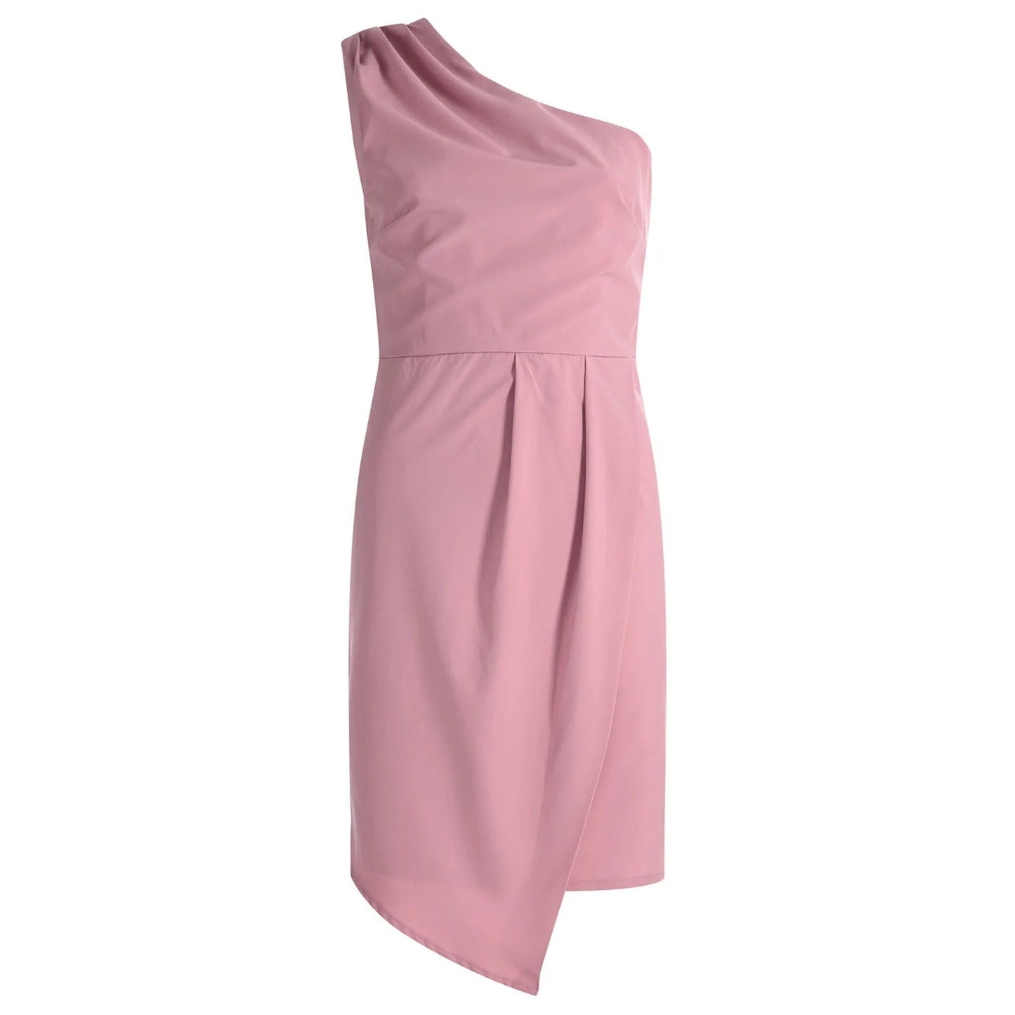 ISABELLA – One-Shoulder Zomerjurk met Tailleband voor Dames