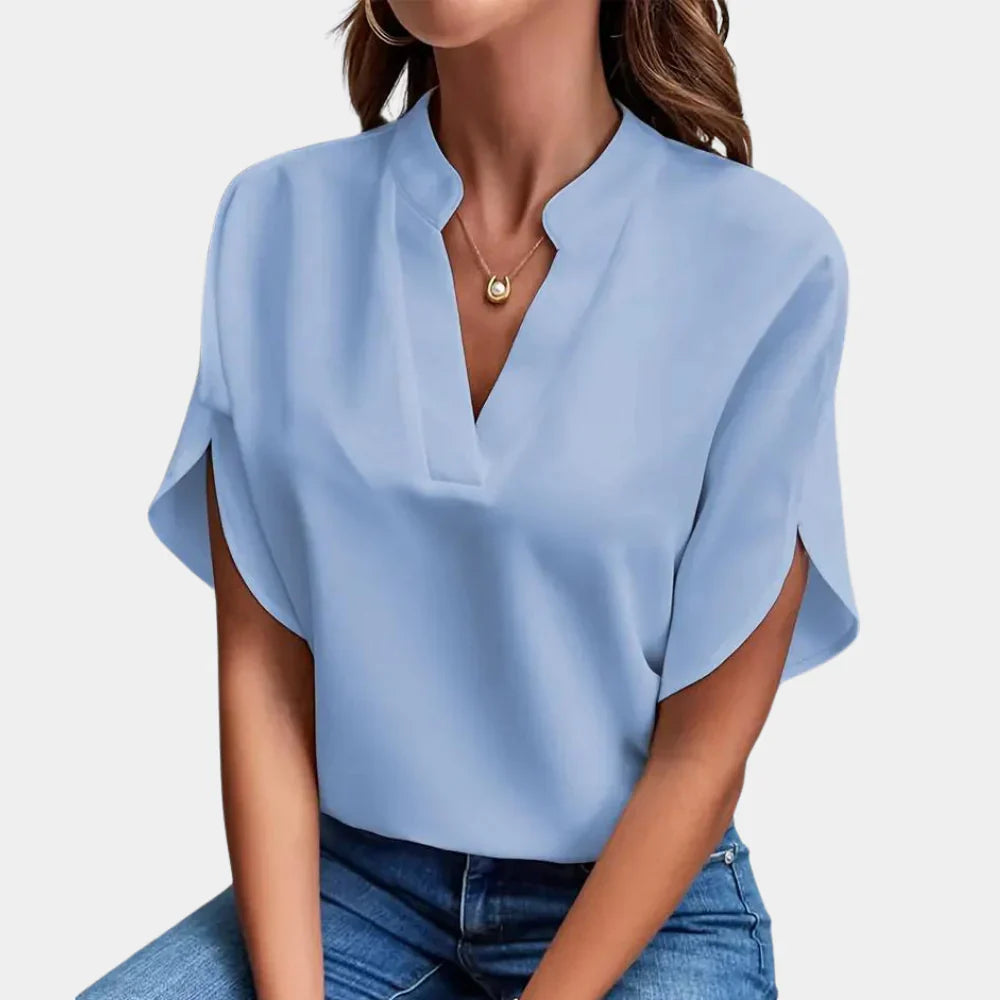 EVINA | Luchtige Zomerblouse met Losse Pasvorm