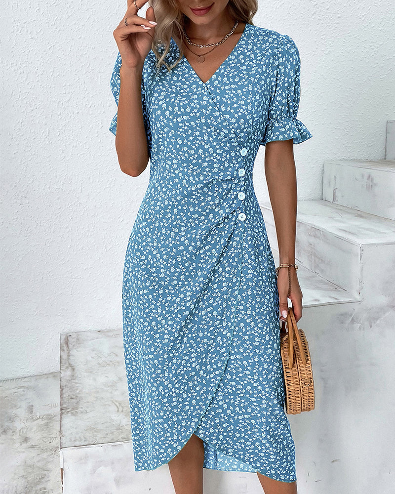 Leda – Tijdloze Zomerjurk met Elegante Pasvorm