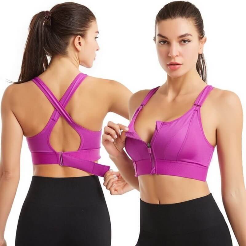 Ava Dames Sport BH | Ademend Polyester, Verstelbare Bandjes, High Support 4
