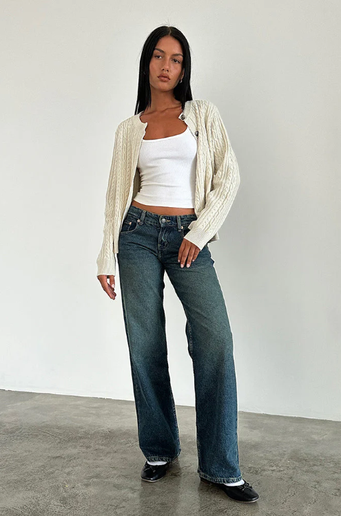 Roxy | Low-Rise Jeans – Trendy & Comfortabele Stretch Denim | Y2K Fit