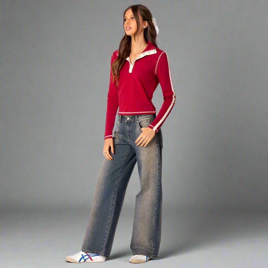Roxy | Low-Rise Jeans – Trendy & Comfortabele Stretch Denim | Y2K Fit