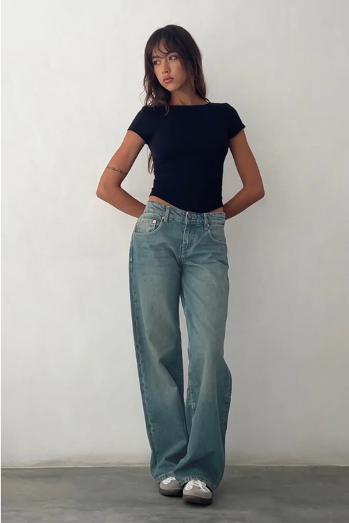 Roxy | Low-Rise Jeans – Trendy & Comfortabele Stretch Denim | Y2K Fit