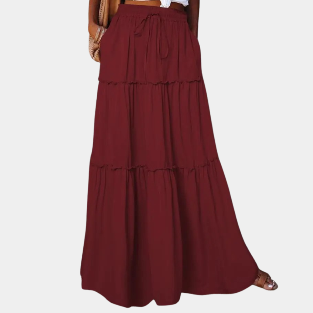 Babetta | Romantische Lange Bohemien Rok voor Dames