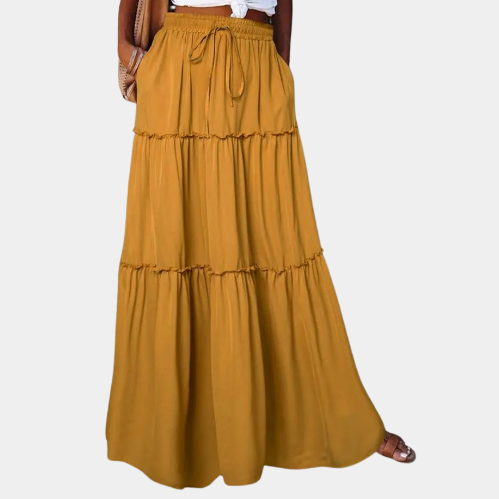 Babetta | Romantische Lange Bohemien Rok voor Dames