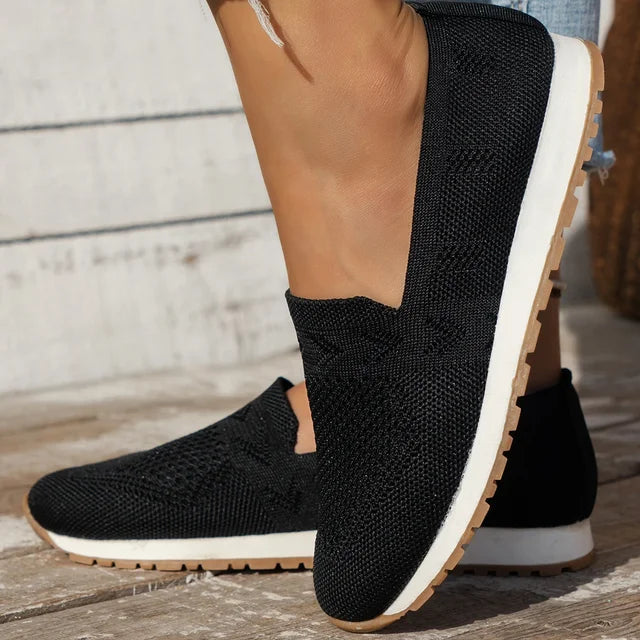 GIANNA | Luchtige gebreide loafers met flexibel comfort