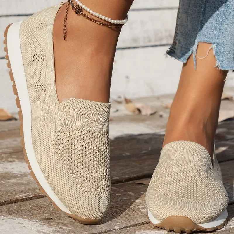GIANNA | Luchtige gebreide loafers met flexibel comfort