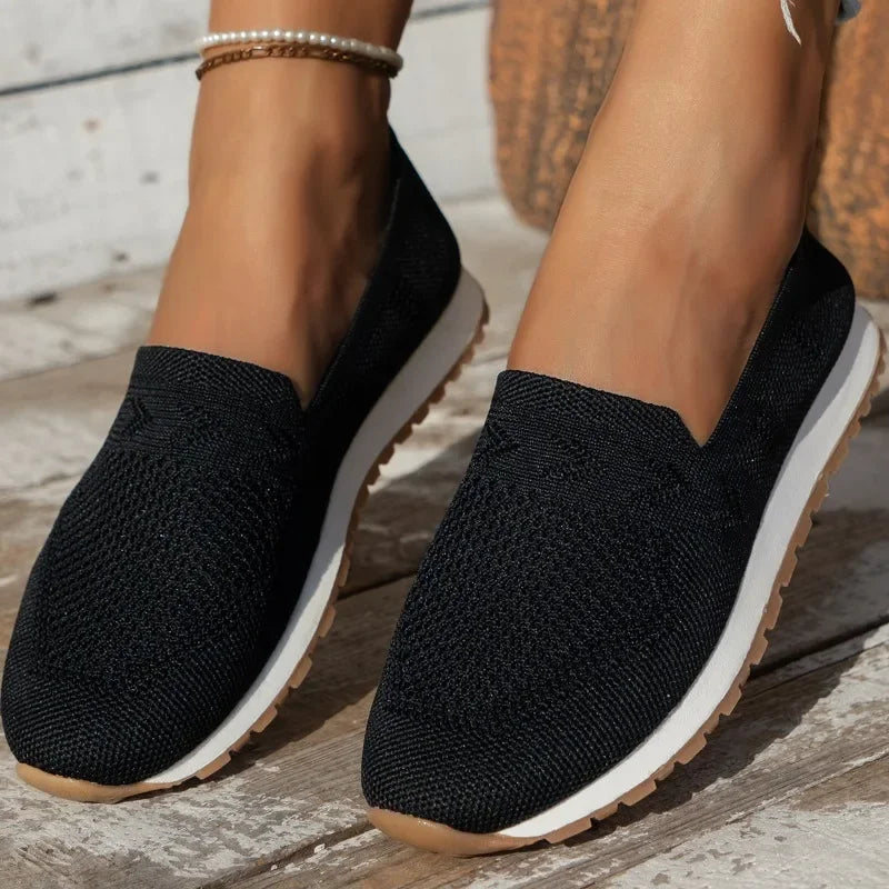 GIANNA | Luchtige gebreide loafers met flexibel comfort