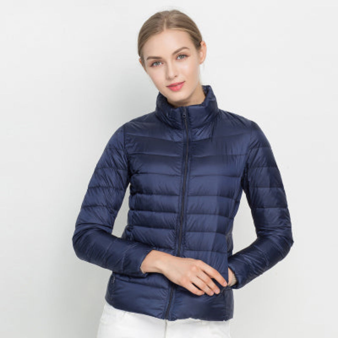 Dames Gewatteerde Jas met Lange Mouwen – Warm & Stijlvol 7