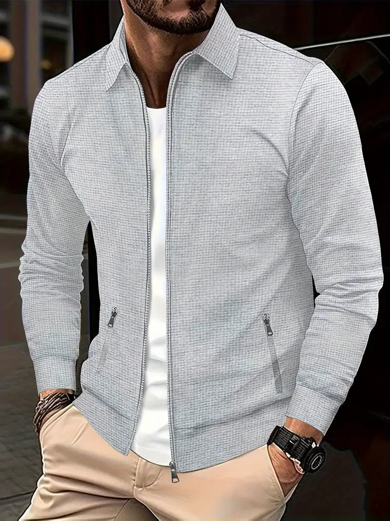 Elias Heren Vest | Stijlvolle Rits, Comfortabel en Elegante Pasvorm 4