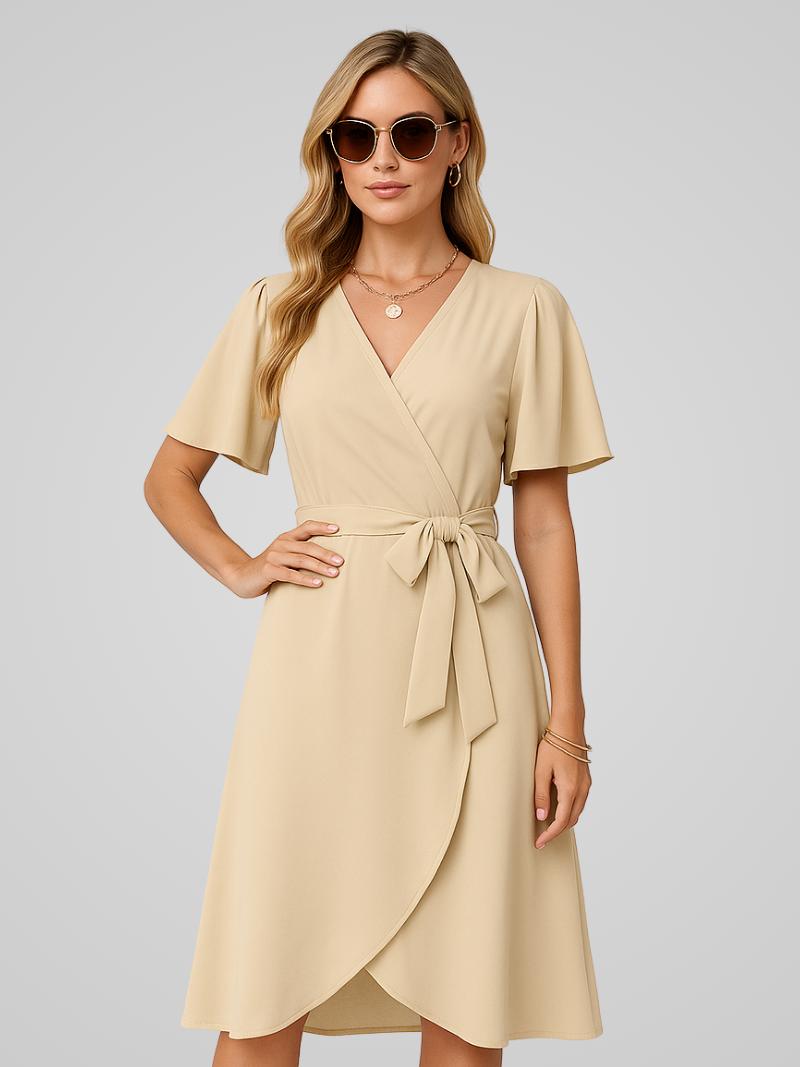 Noa | Elegante Zomerjurk met V-hals Voor Dames
