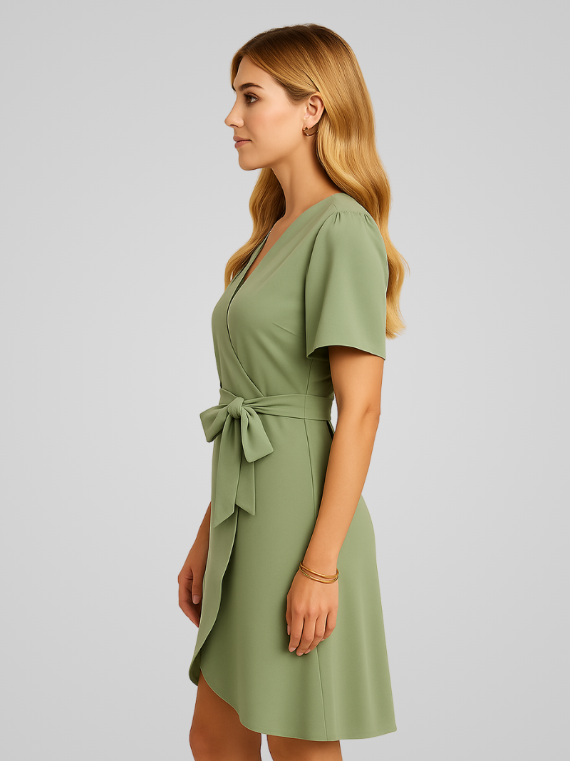 Noa | Elegante Zomerjurk met V-hals Voor Dames