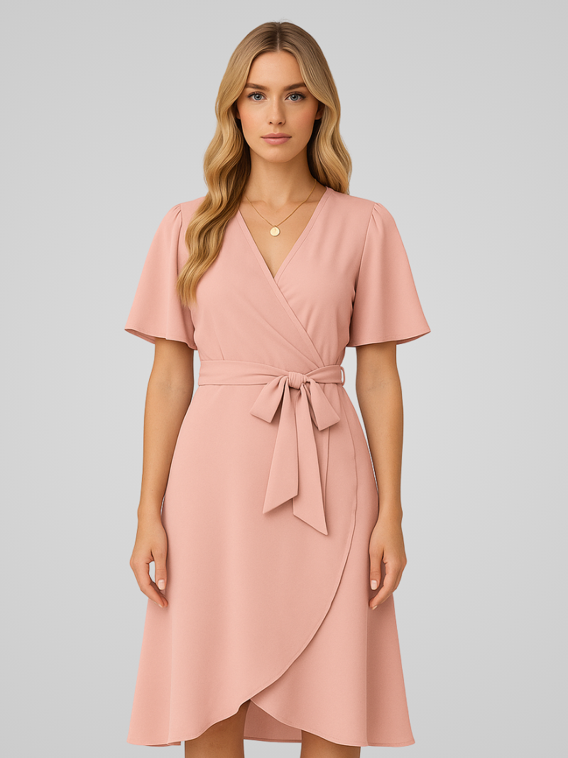 Noa | Elegante Zomerjurk met V-hals Voor Dames