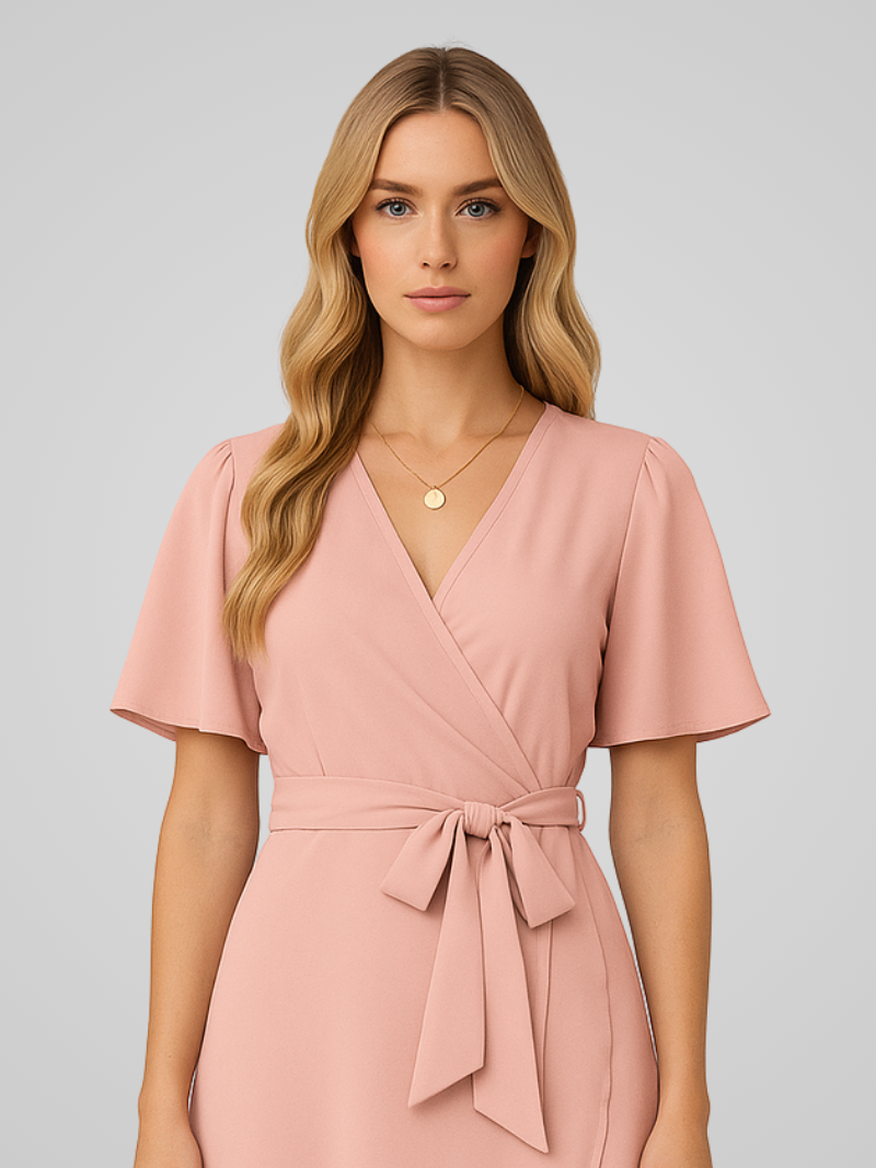 Noa | Elegante Zomerjurk met V-hals Voor Dames