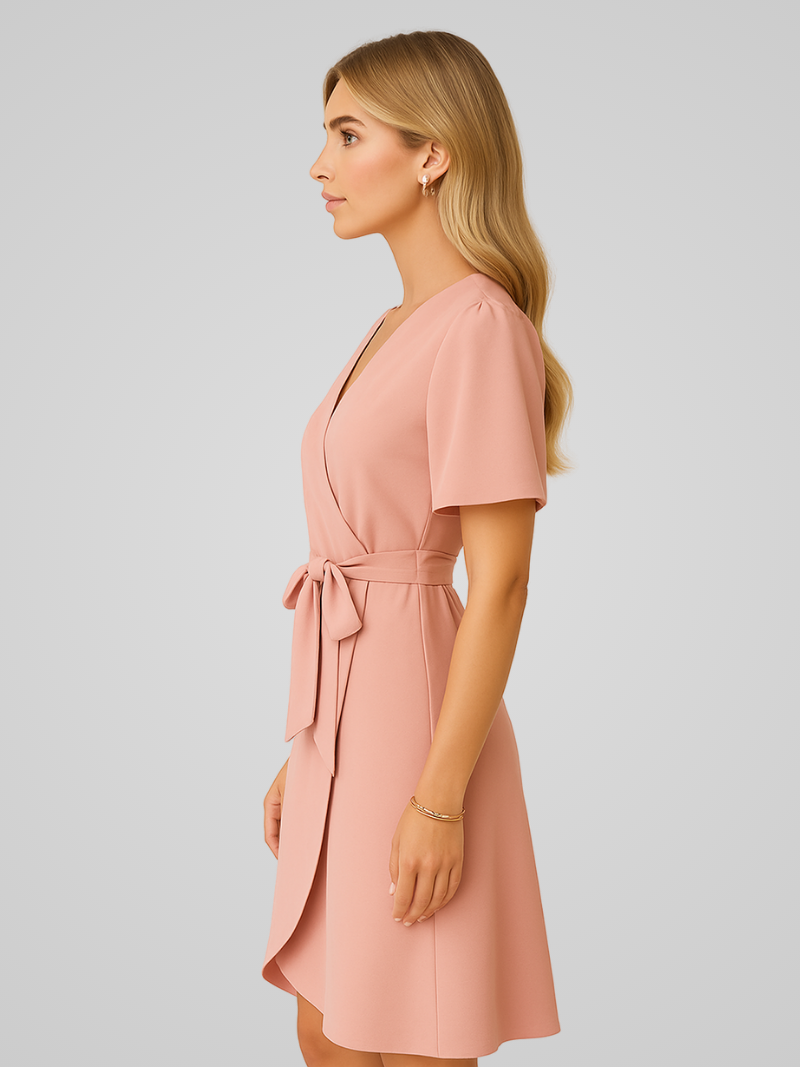 Noa | Elegante Zomerjurk met V-hals Voor Dames
