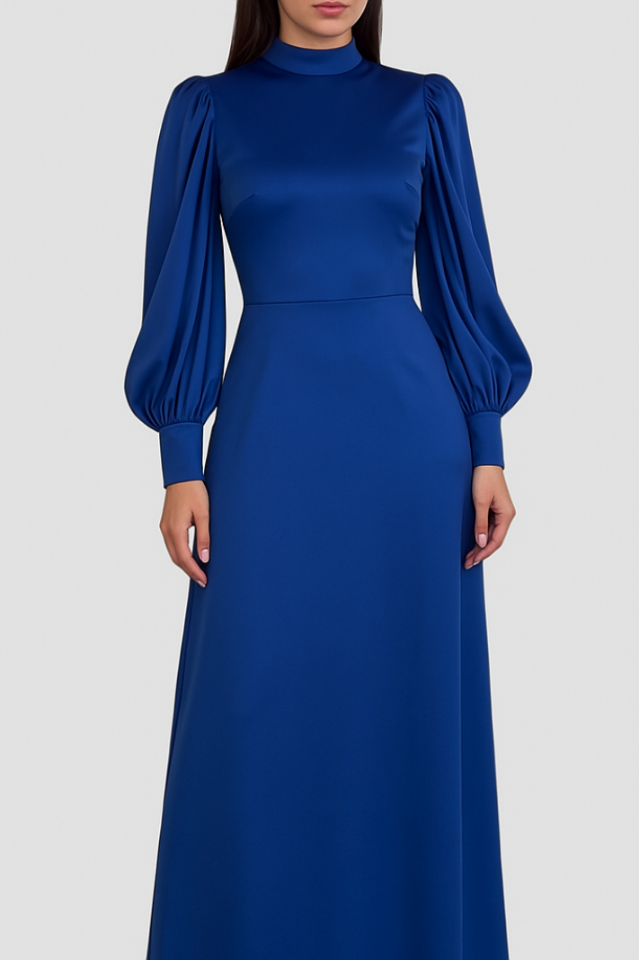 Maëlle | Geplisseerde Maxi Jurk met Elegante Flair