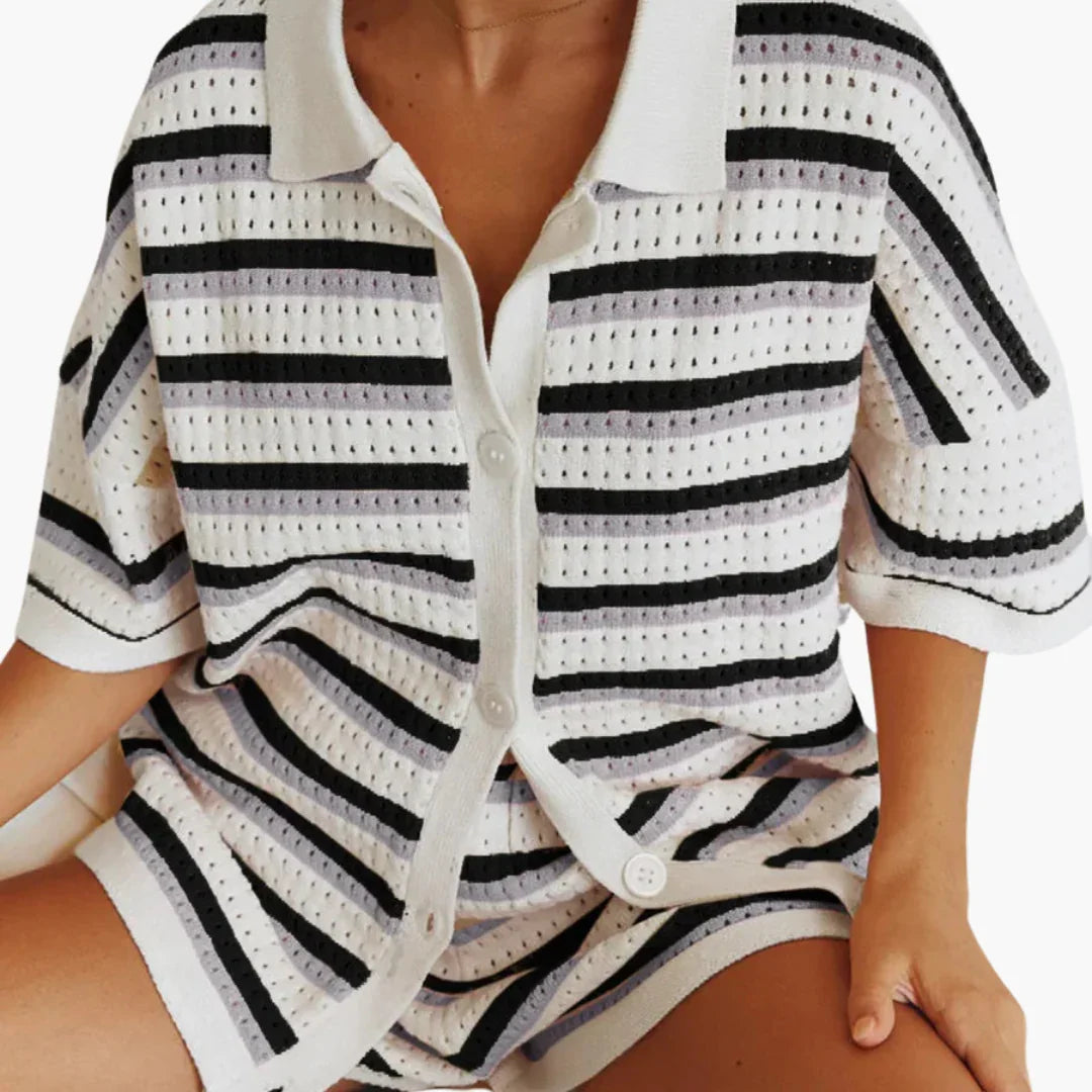 Gina Dames Zomeroutfit | Gehaakte 2-delige Set, Lichtgewicht en Ademend 8