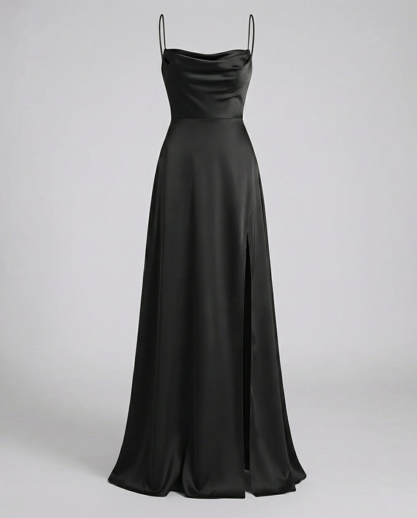 Harmoni Dames Maxi Jurk | Vloeiende Polyester met Zijsplit en Gevlochten Rugdetail 10
