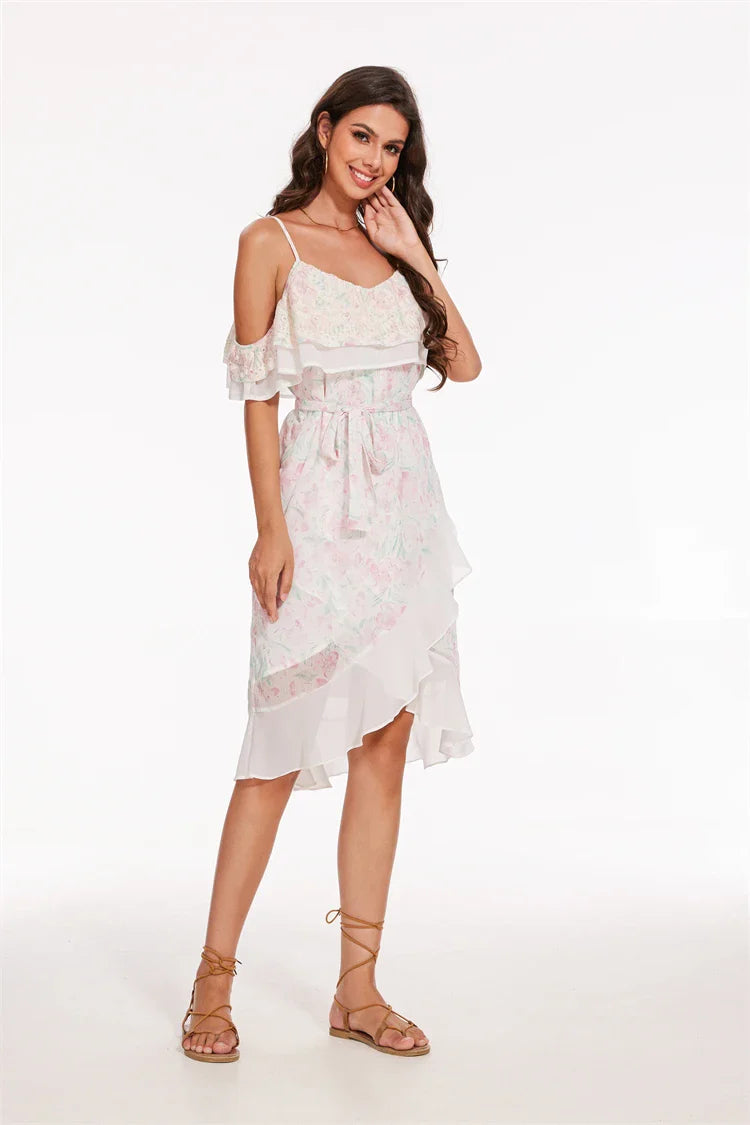 ALINÉA | Stijlvol chic jurkje met print en ruches