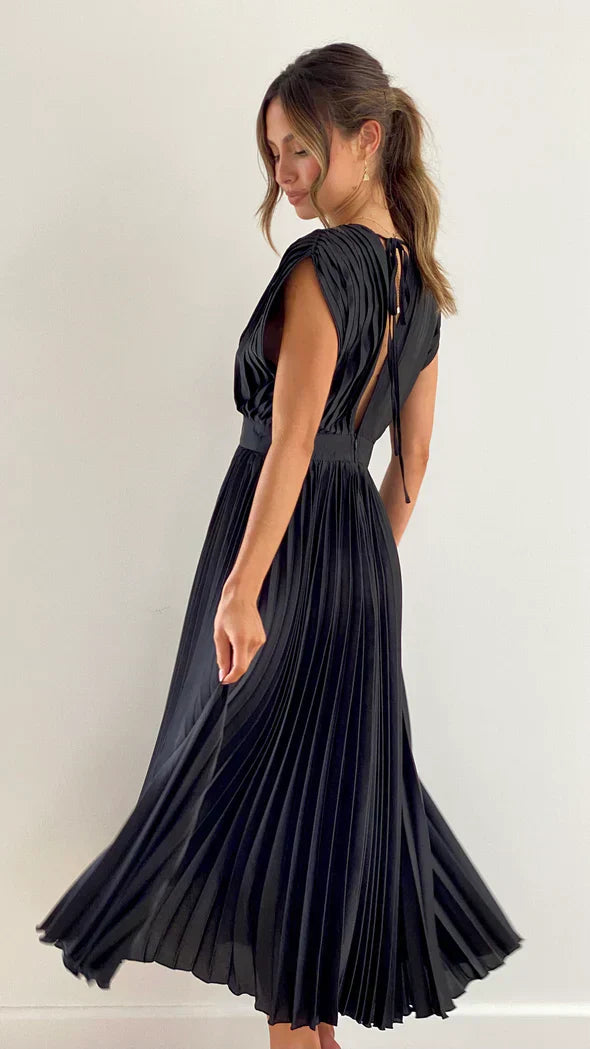 Amélie | Elegante Zijden Jurk voor Tijdloze Vrouwelijkheid