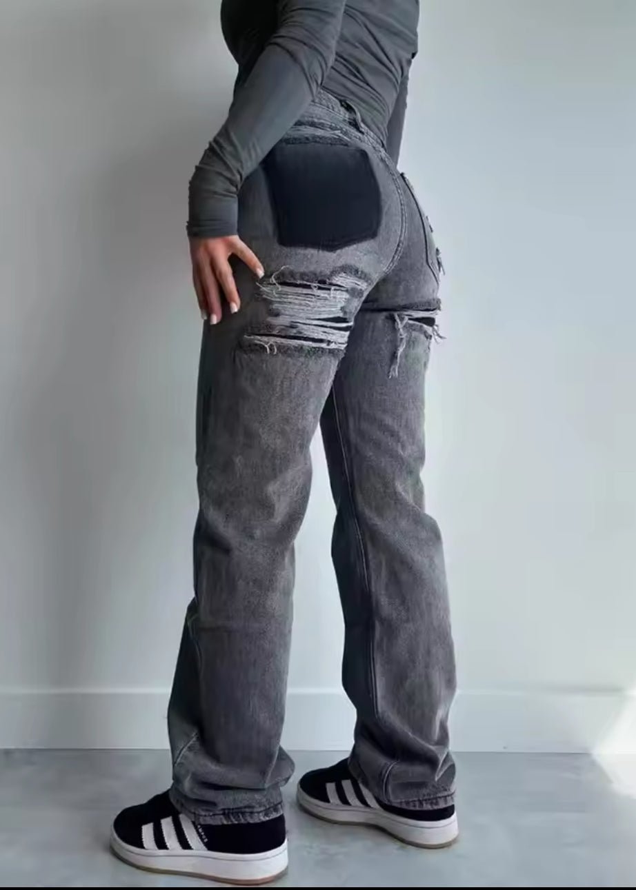 Vintage Ripped Jeans | Casual Comfort | Hoogwaardig Denim
