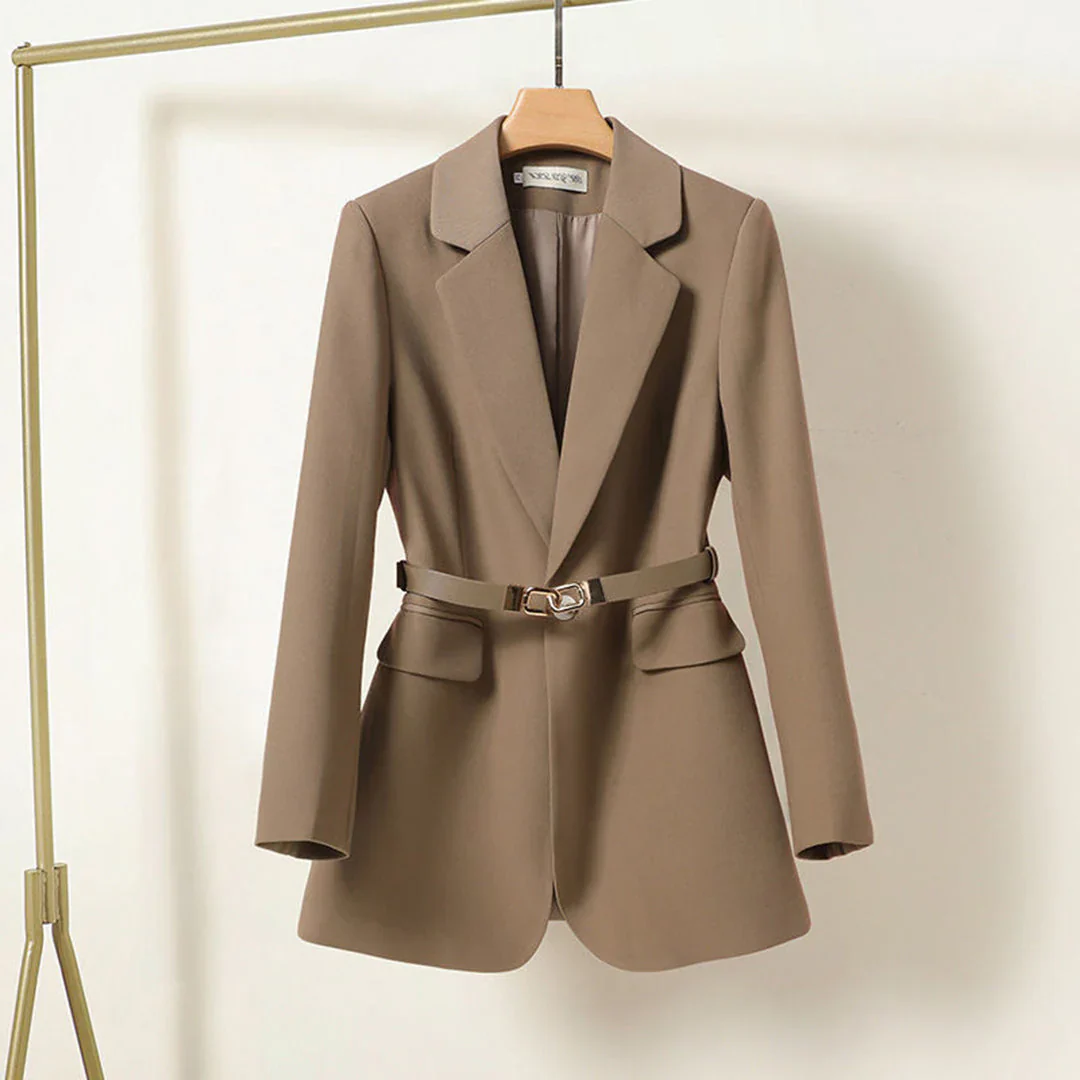 ORLÉA | Damesblazer met ceintuur – Getailleerd model met reverskraag