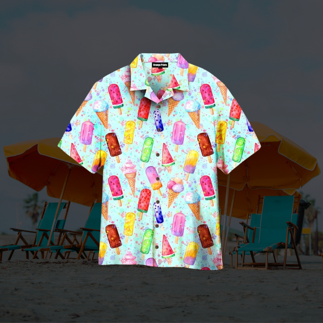 Icy Dames Zomer Shirt | Lichtgewicht Korte Mouwen met IJsprint 4