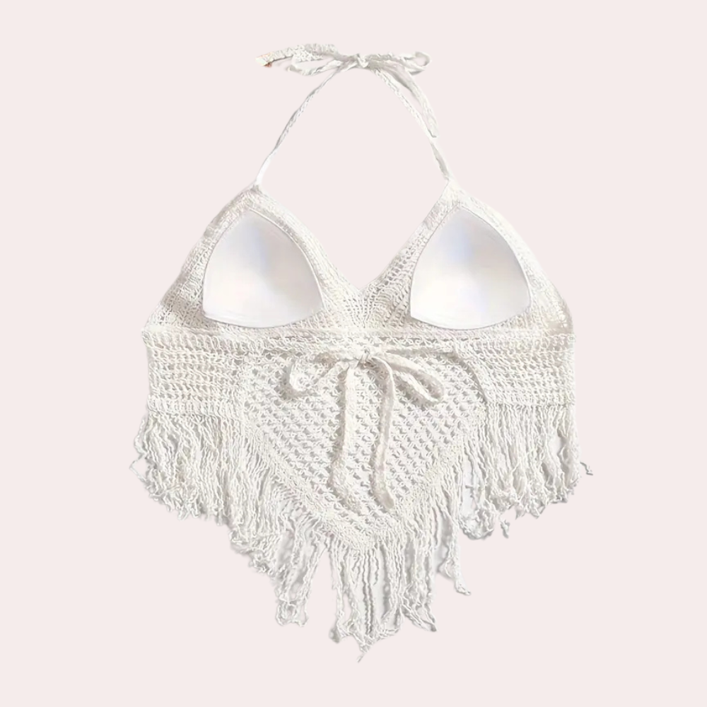 SOLINA | Haakwerk Zomertop met Open Rug