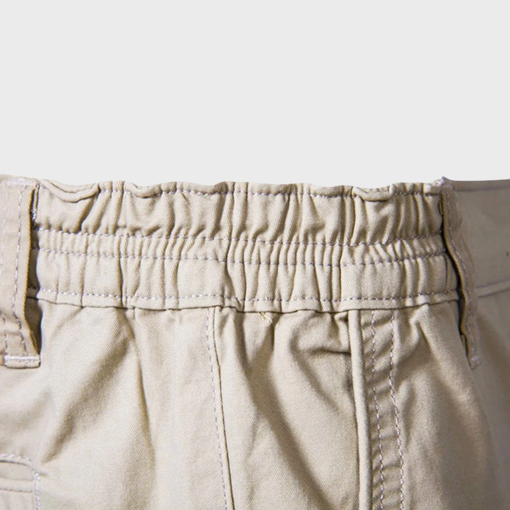 CAEDEN | Heren Chino Short – Casual Katoenen Korte Broek met Elastische Taille