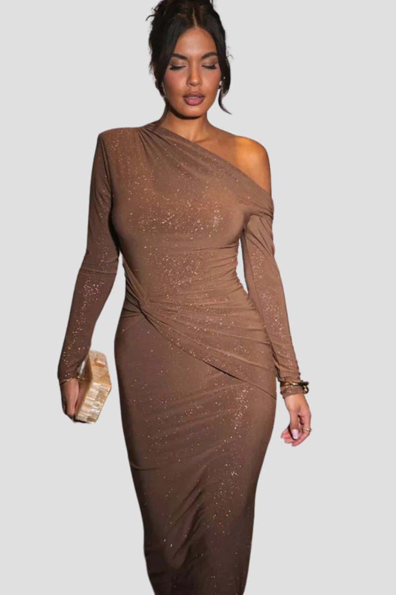 LIVANNE | Glitterende Maxi Jurk voor Oud & Nieuw