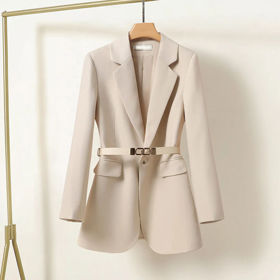 ORLÉA | Damesblazer met ceintuur – Getailleerd model met reverskraag