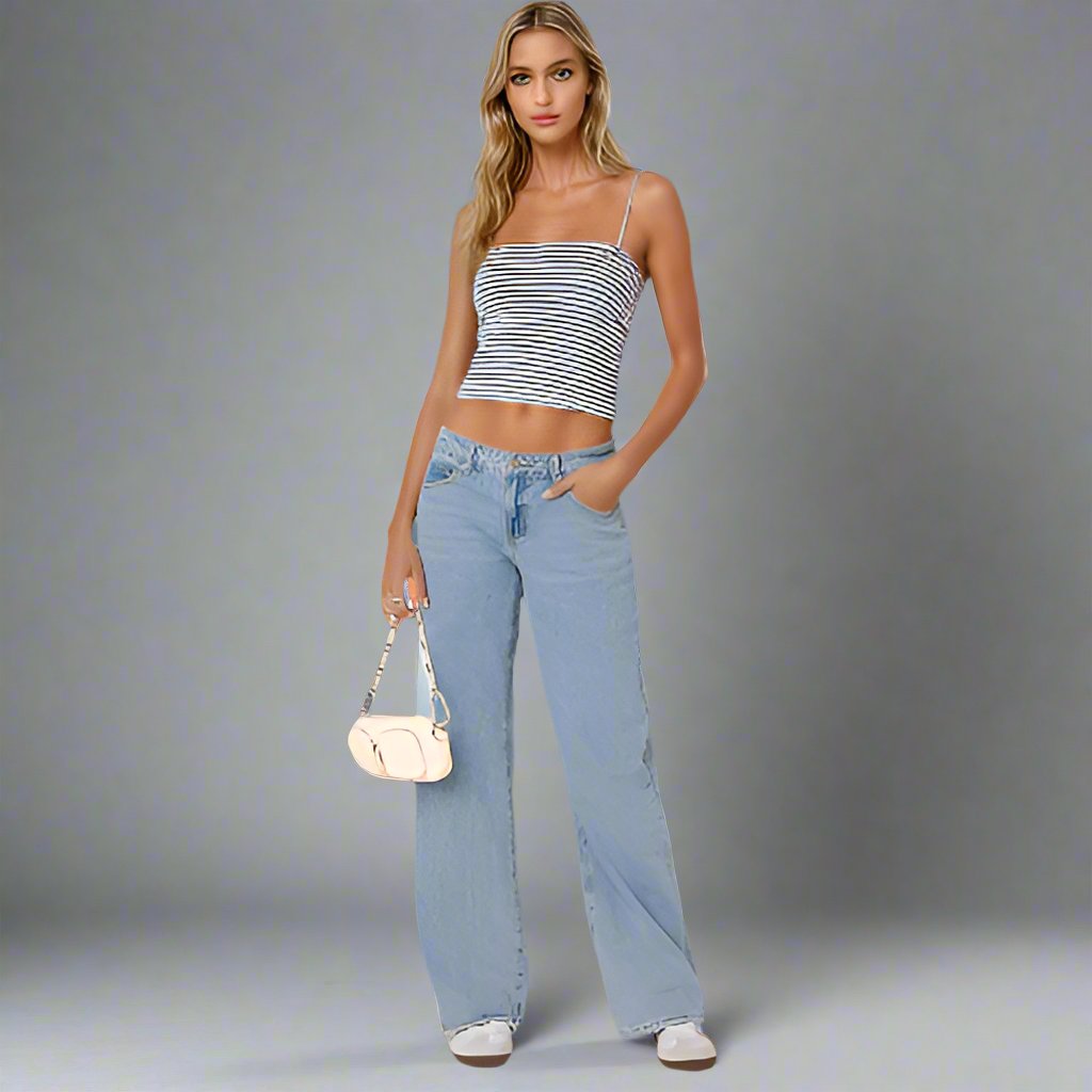 Roxy | Low-Rise Jeans – Trendy & Comfortabele Stretch Denim | Y2K Fit