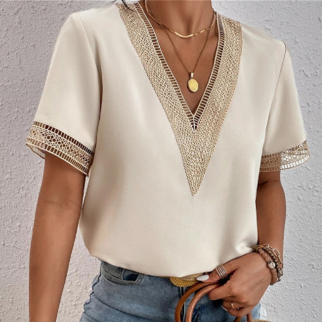 TANJA | Elegant Dames T-Shirt met Losse Pasvorm