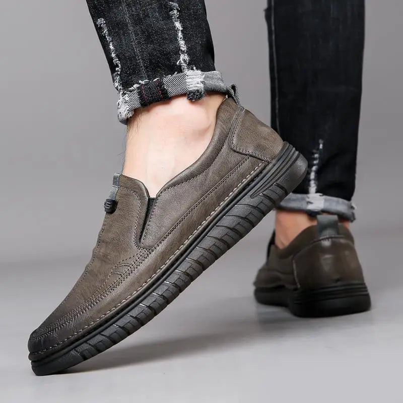 Luxe Loafers Herenschoenen | Handgemaakt, Comfortabel PU-leer 8
