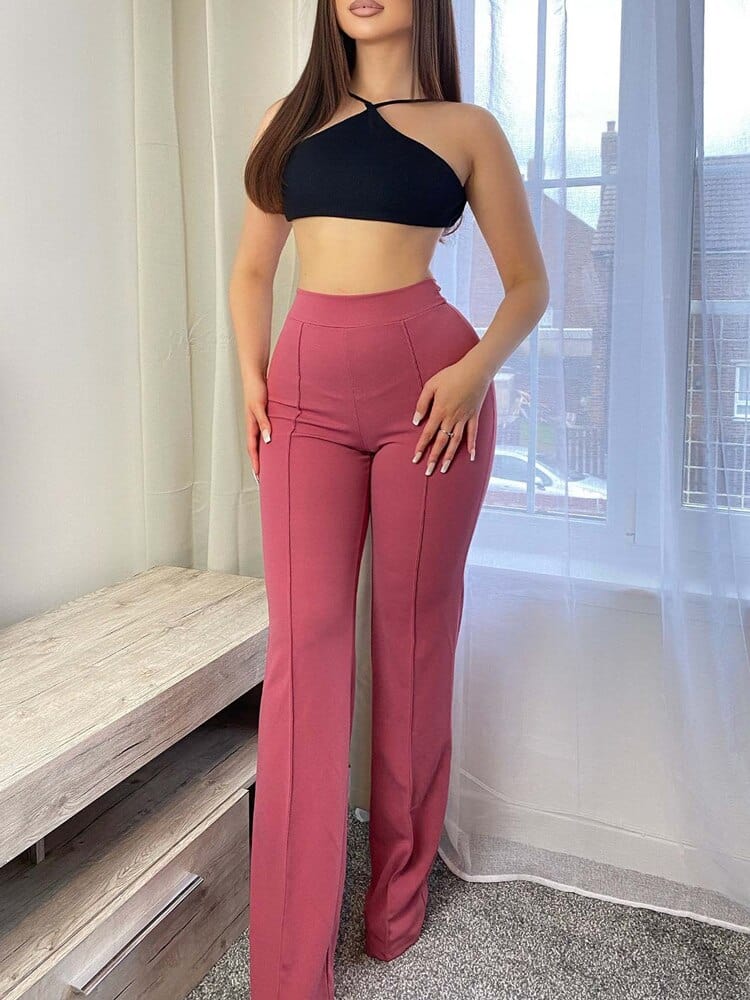Renée | Hoge Taille Uitlopende Broek Voor Elke Gelegenheid