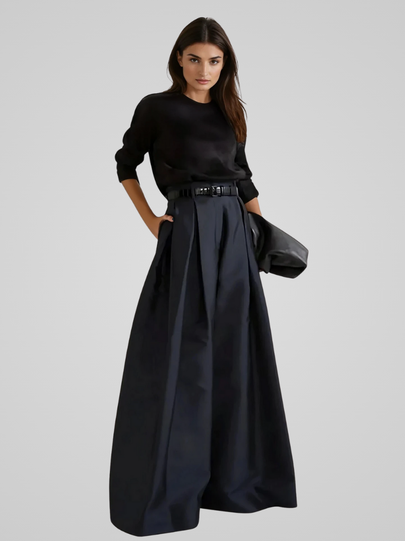SORENA | Elegante Maxi Rok-Broek met Hoge Taille voor Elke Gelegenheid